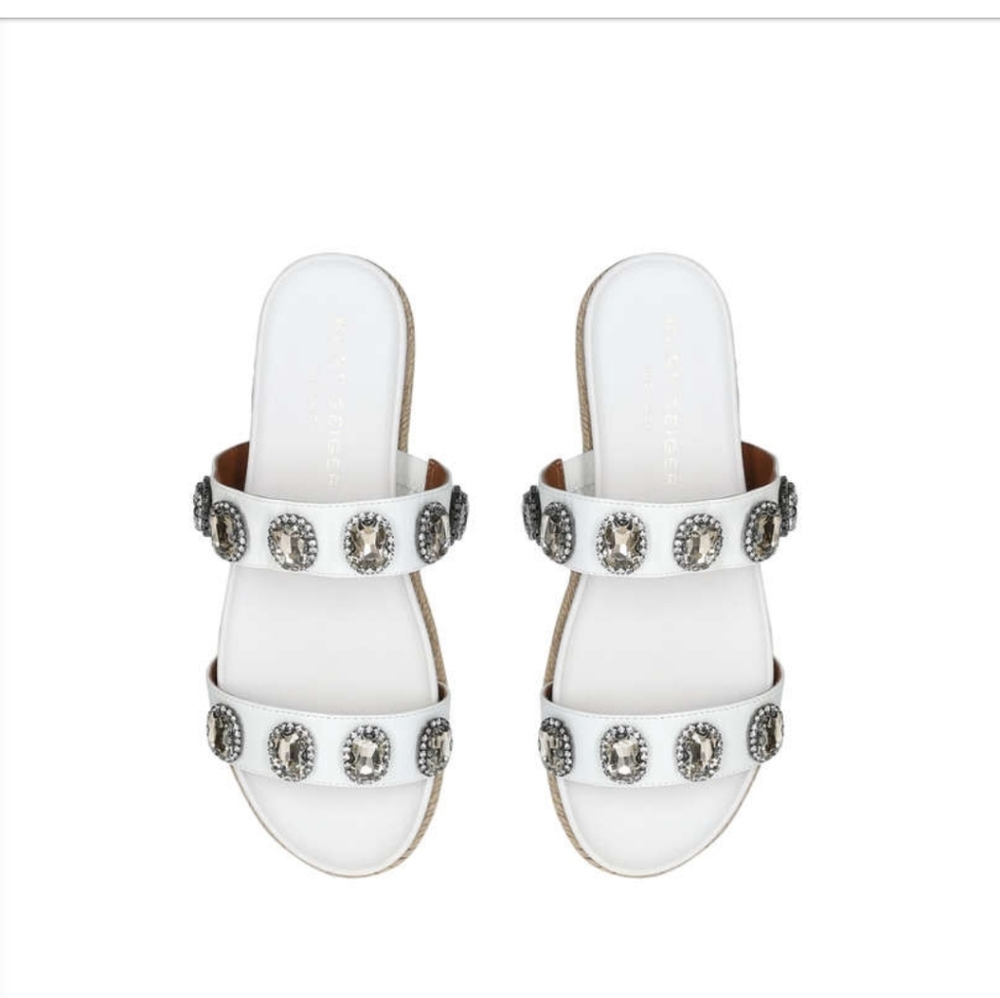 Kurt Geiger London "Maiden" flat sandals